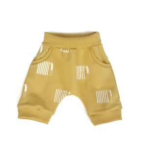 Short Sarouel Peintre Jaune
