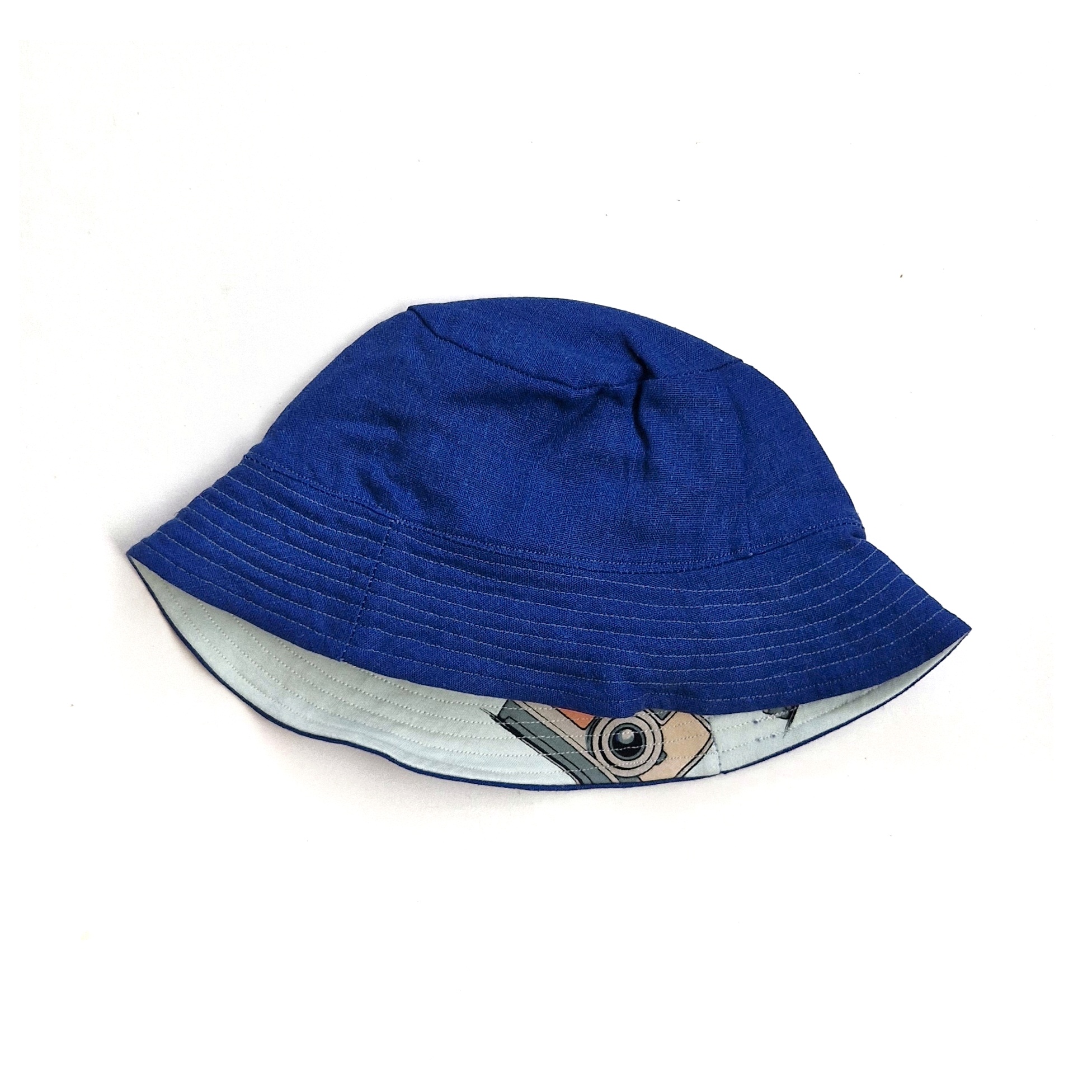 Chapeau réversible Lin-Camera