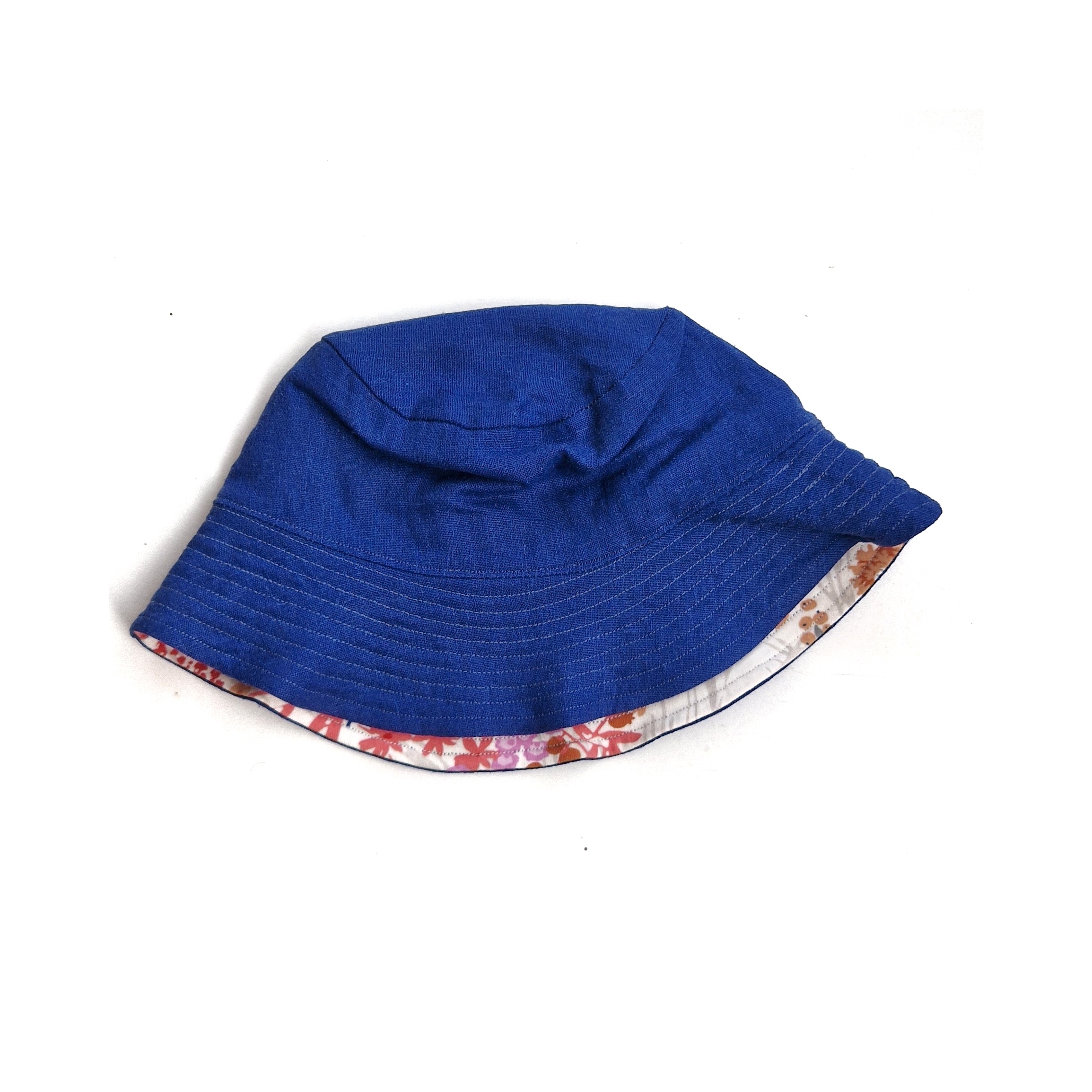 Chapeau réversible Lin-Wild Flower