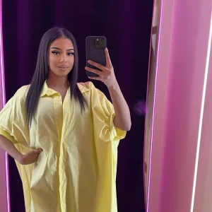Robe chemise longue soum
