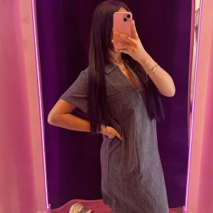 Robe en jean inspi Z à poche