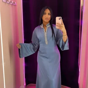 Abaya fairouz avec ceinture