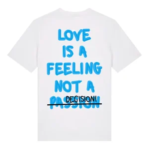 T-shirt Blanc Love is a Feeling