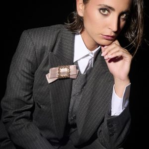 Broche Noeud Swarovski Suzanne | Catherine Osti