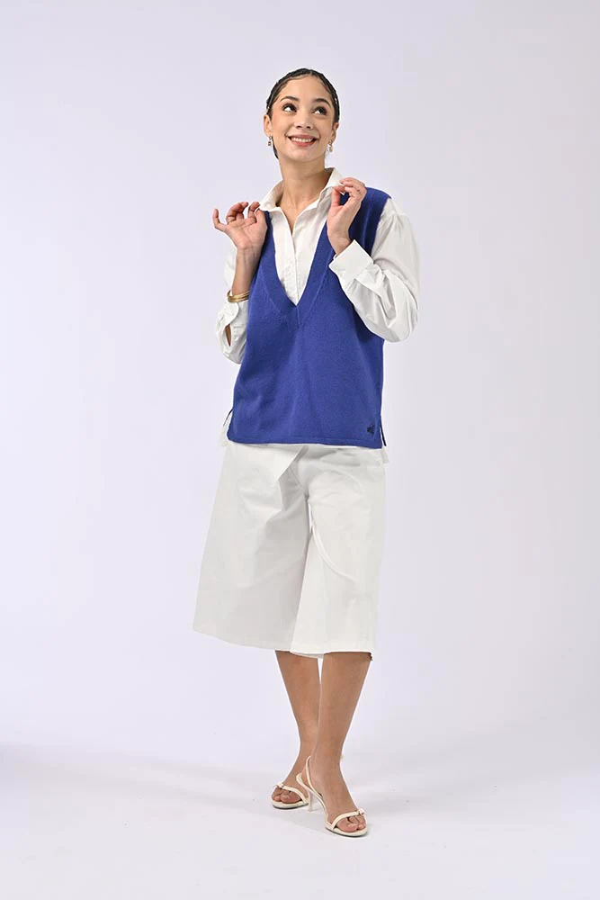 Pull sans manches Adalia Bleu – Image 5