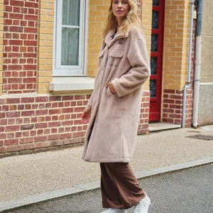 ALIX - Manteau en fausse fourrure