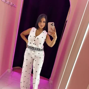 Ensemble en lin qualité supérieur