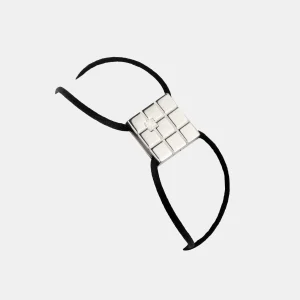 Bracelet cordon noir Lucia – Argent 925 – Bau Paris