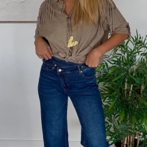 JEAN ASYMETRIQUE BLEU