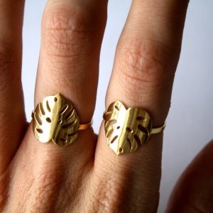 Bague Monstera
