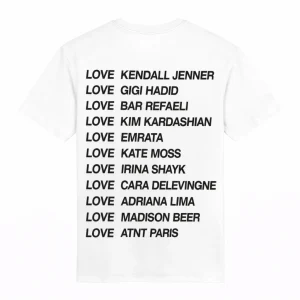 Tee Shirt Unisexe  Blanc Love