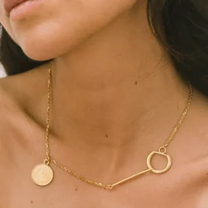 Collier Gousset Médaille Vermeil Or | Mixte | ALT PARIS