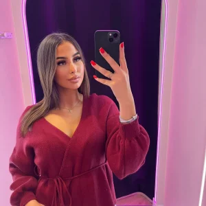 Gilet pull à nouer
