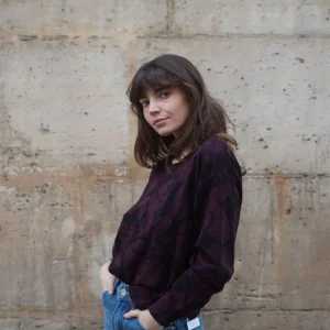 Pull Linda Bandana aux motifs cœur