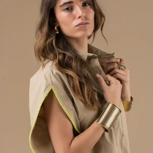 Chemise Fabiola Cuivre sans manches