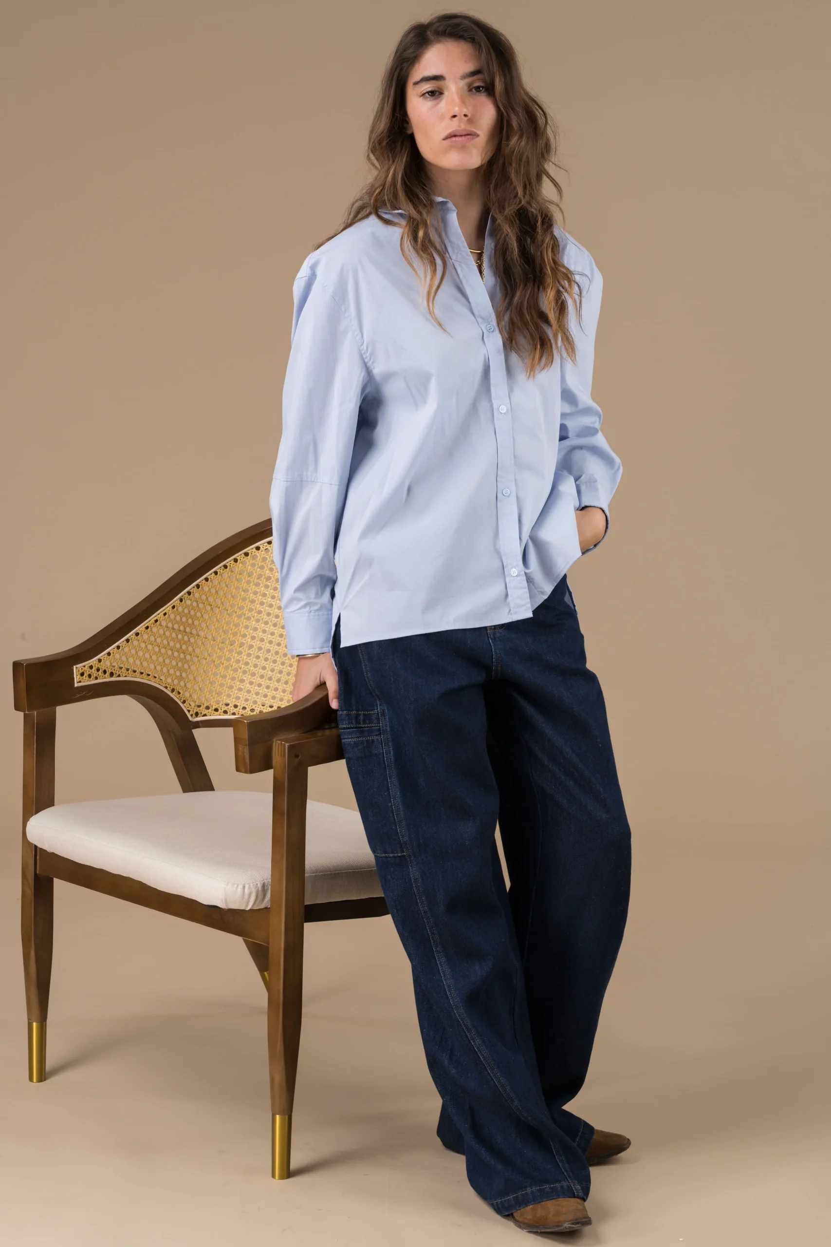 Pantalon cargo Jordy Bleu Foncé