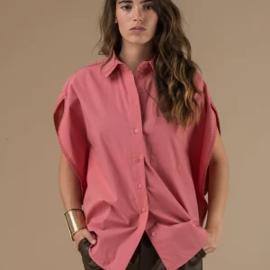 Chemise Fabiola Vieux Rose sans manches