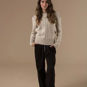 Pantalon Cleo velours côtelé esprit tailleur