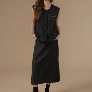 Jupe Camelia midi portefeuille