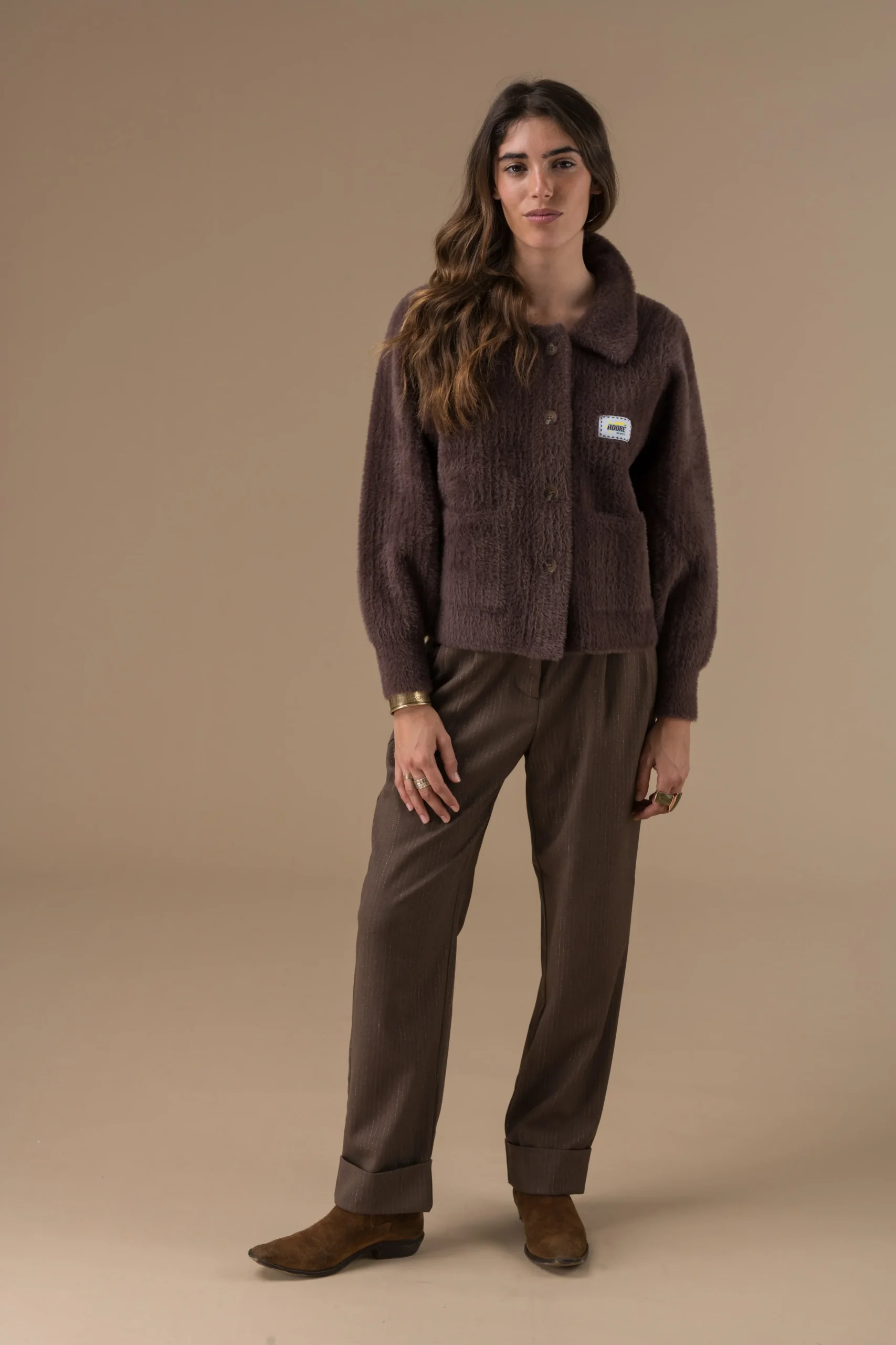 Pantalon Zoe à fines rayures raffinées – Image 6