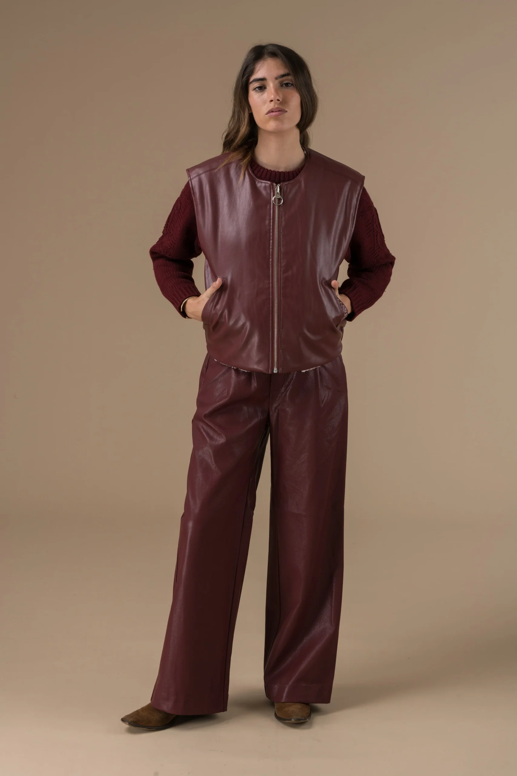 Veste Cecile réversible sans manches
