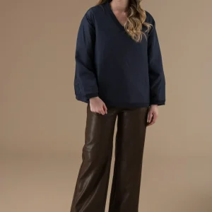 Top Ambroise réversible à manches longues