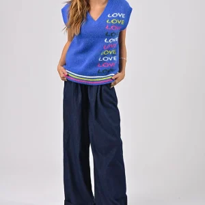 Pull sans manches Edward Bleu