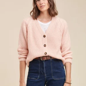 Gilet mousseux encolure V