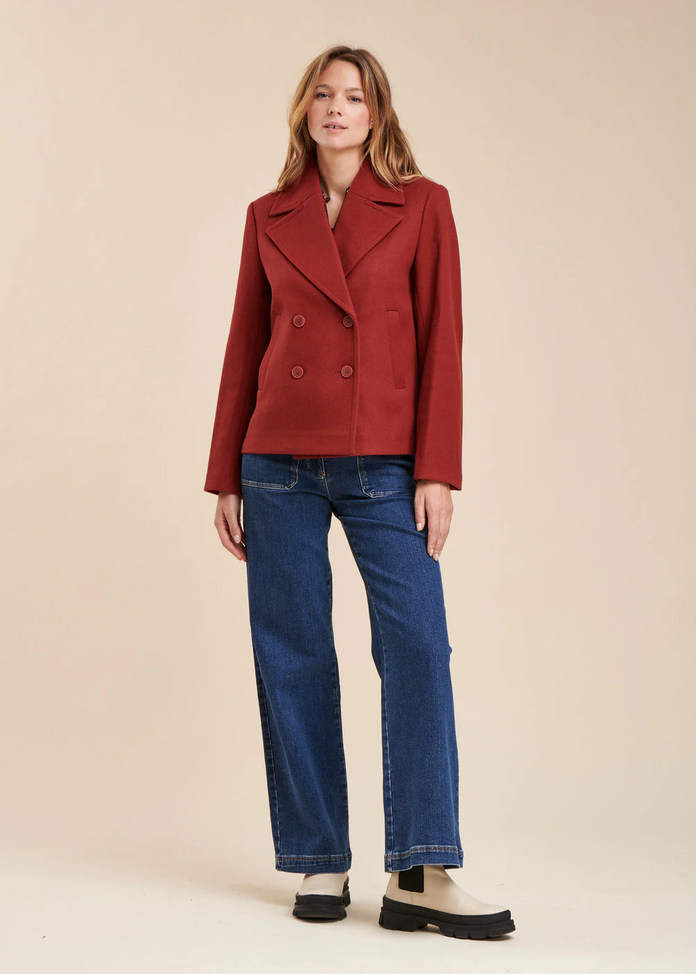Manteau coupe caban – Image 2