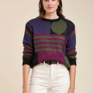 Pull maille jacquard