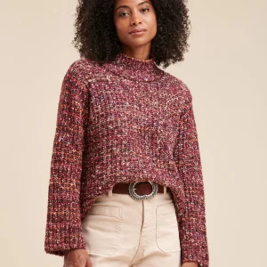 Pull maille moulinée