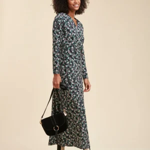 Robe longue en viscose Ecovero à imprimé fleuri