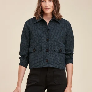 Veste courte jacquard