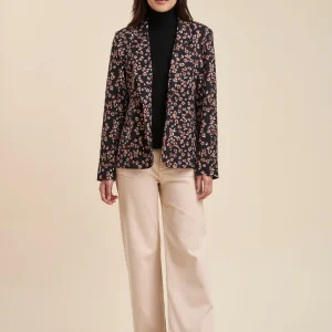Veste à imprimé léopard