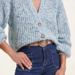 Ceinture beige boucle fantaisie