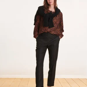 Pantalon noir cigarette 7/8ème