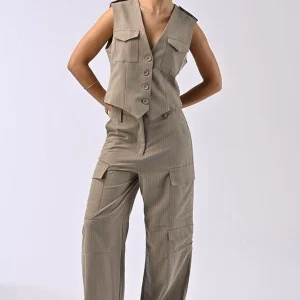Pantalon Flore Beige