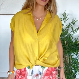 CHEMISE OLGA JAUNE
