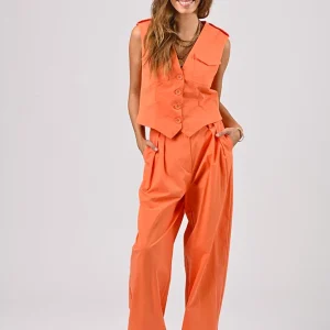Pantalon Gaston Orange