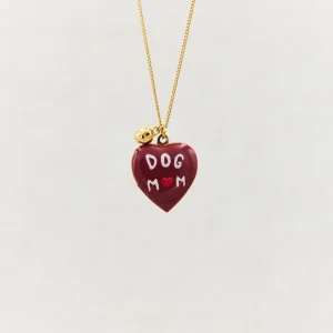 Collier Coeur – Dog Mom | Grizzly Chéri