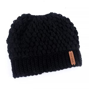 Bonnet Queue de Cheval NEVADA – Noir