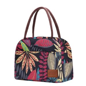 Sac Repas Isotherme Feuilles