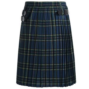 Kilt Écossais Traditionnel Vert Et Bleu