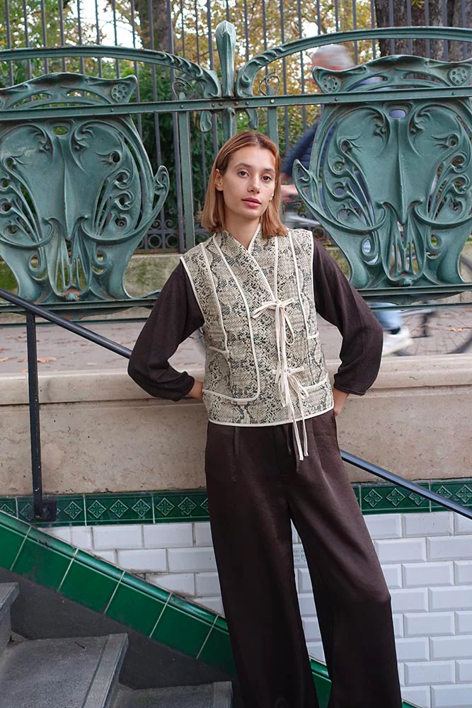 Gilet sans manches Leona Python – Image 3