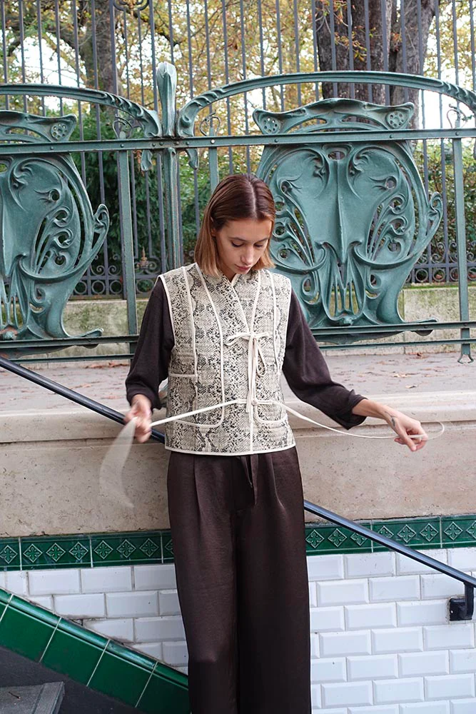 Gilet sans manches Leona Python – Image 4