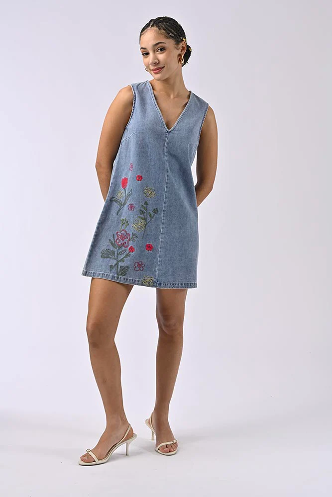 Robe Linda Bleu