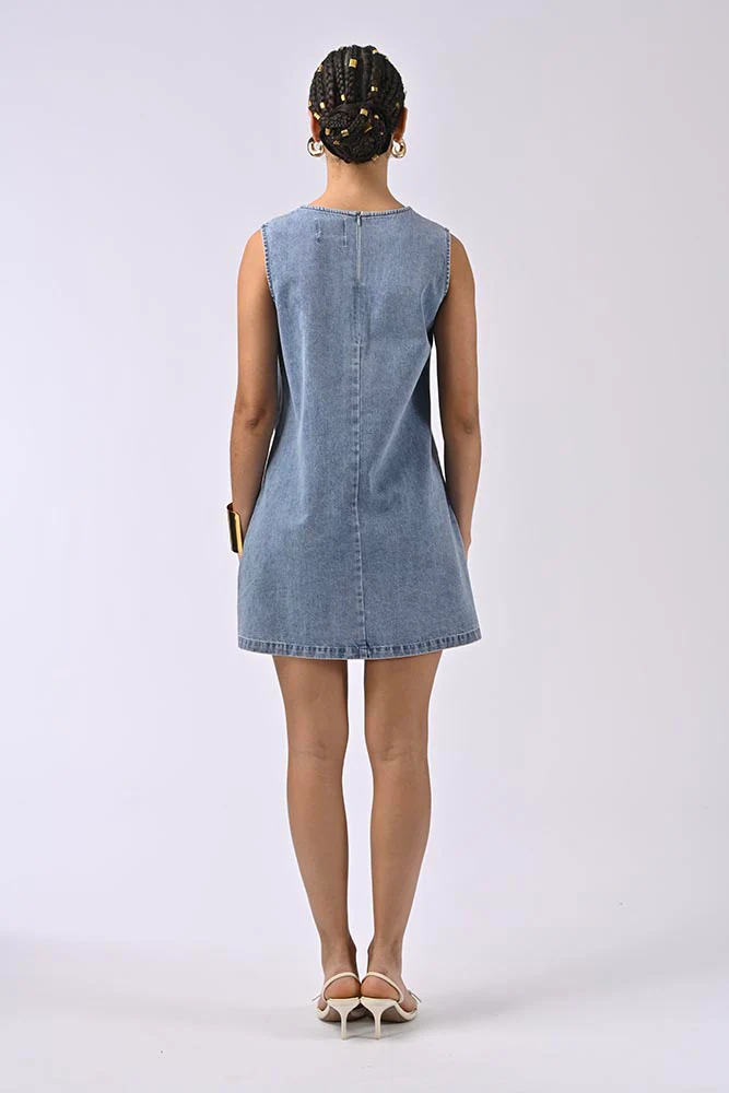 Robe Linda Bleu – Image 3