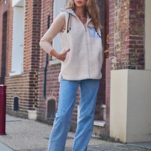 MILA - Gilet sans manches en fausse fourrure