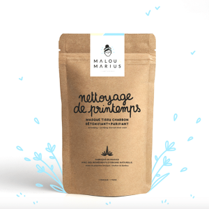Masque en tissu Nettoyage de printemps