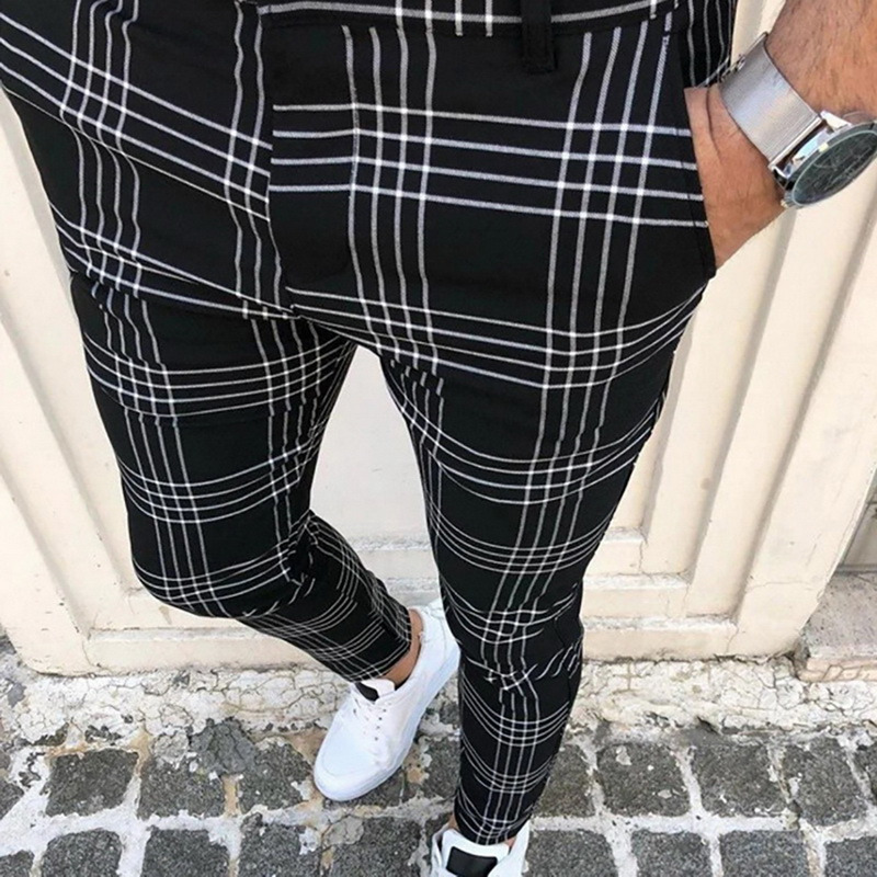 Pantalon Tartan à Carreaux Homme Slim – Image 5